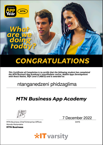 mtn app of the year